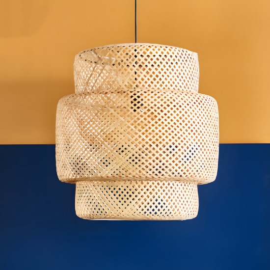 Straw Chandelier Small